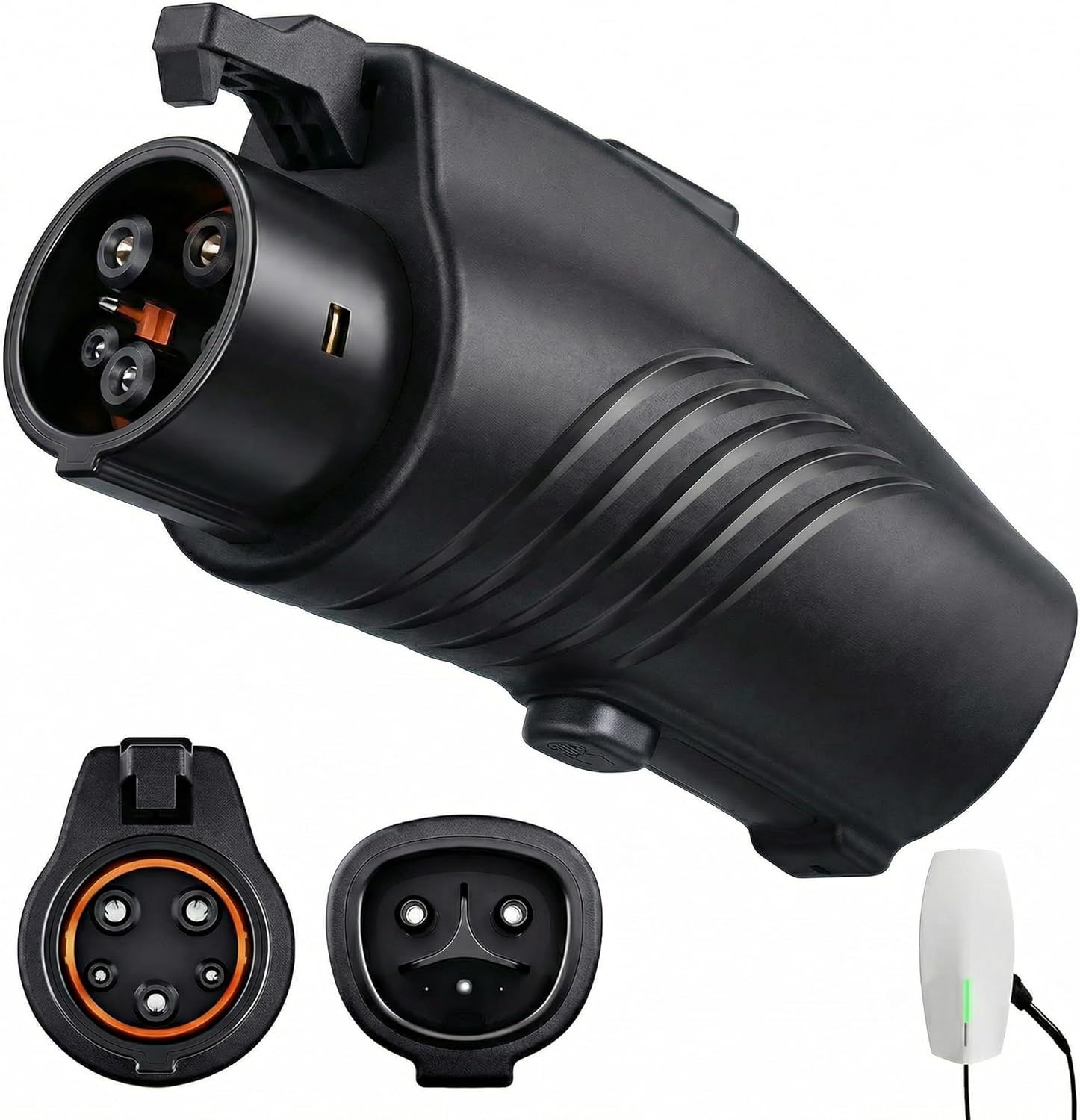 NACS to J1772 Adapter for Tesla Charger, Tesla to J1772 Charging Adapter - 80A 250V AC Level 2 Tesla Plug Adapter, Compatible with Wall Connector & Destination Charger for J1772 EVs (Black)
