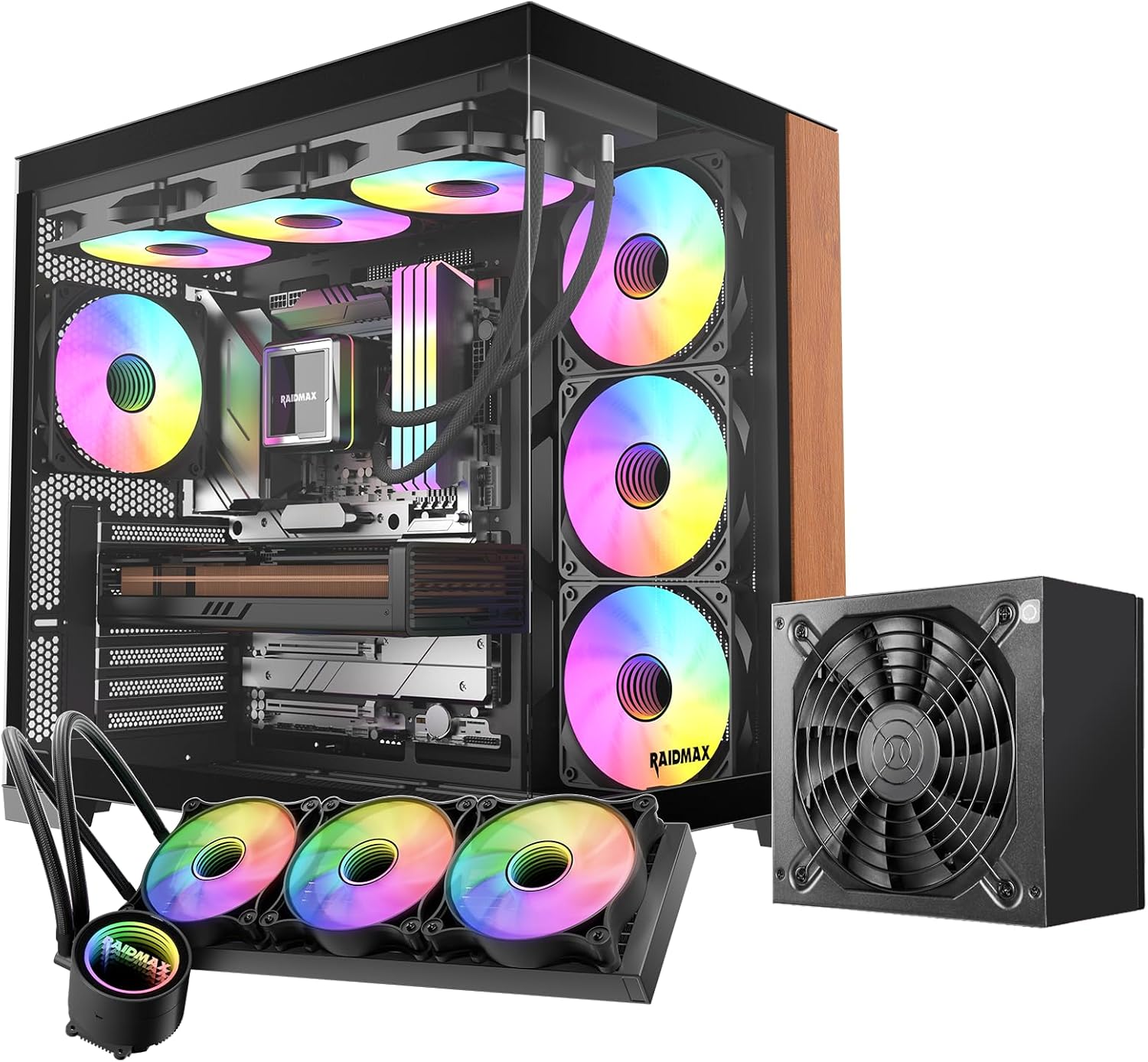 Raidmax Infinita I610 Dual Chamber ATX Gaming Case