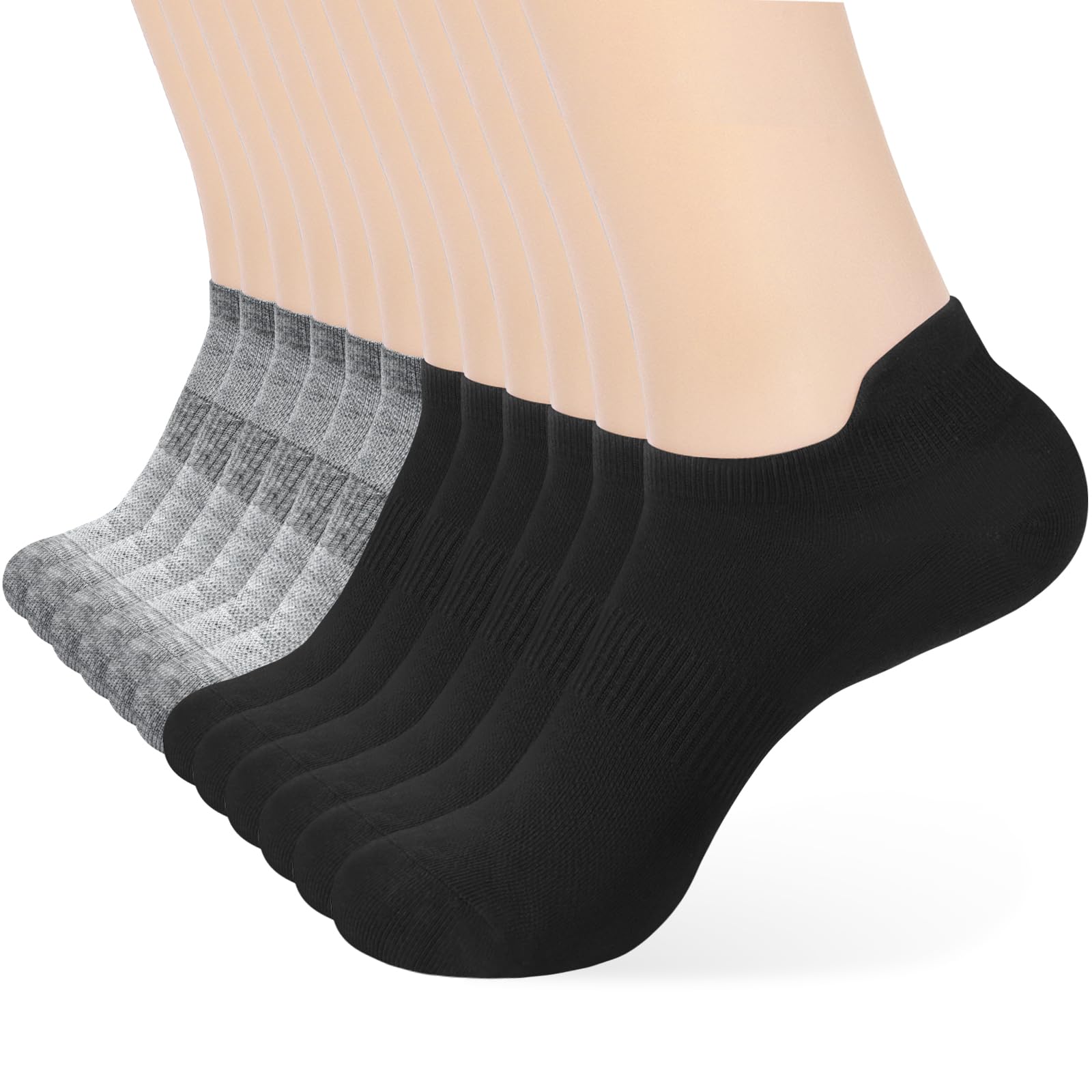 Corlap Women's Ankle Socks with Tab