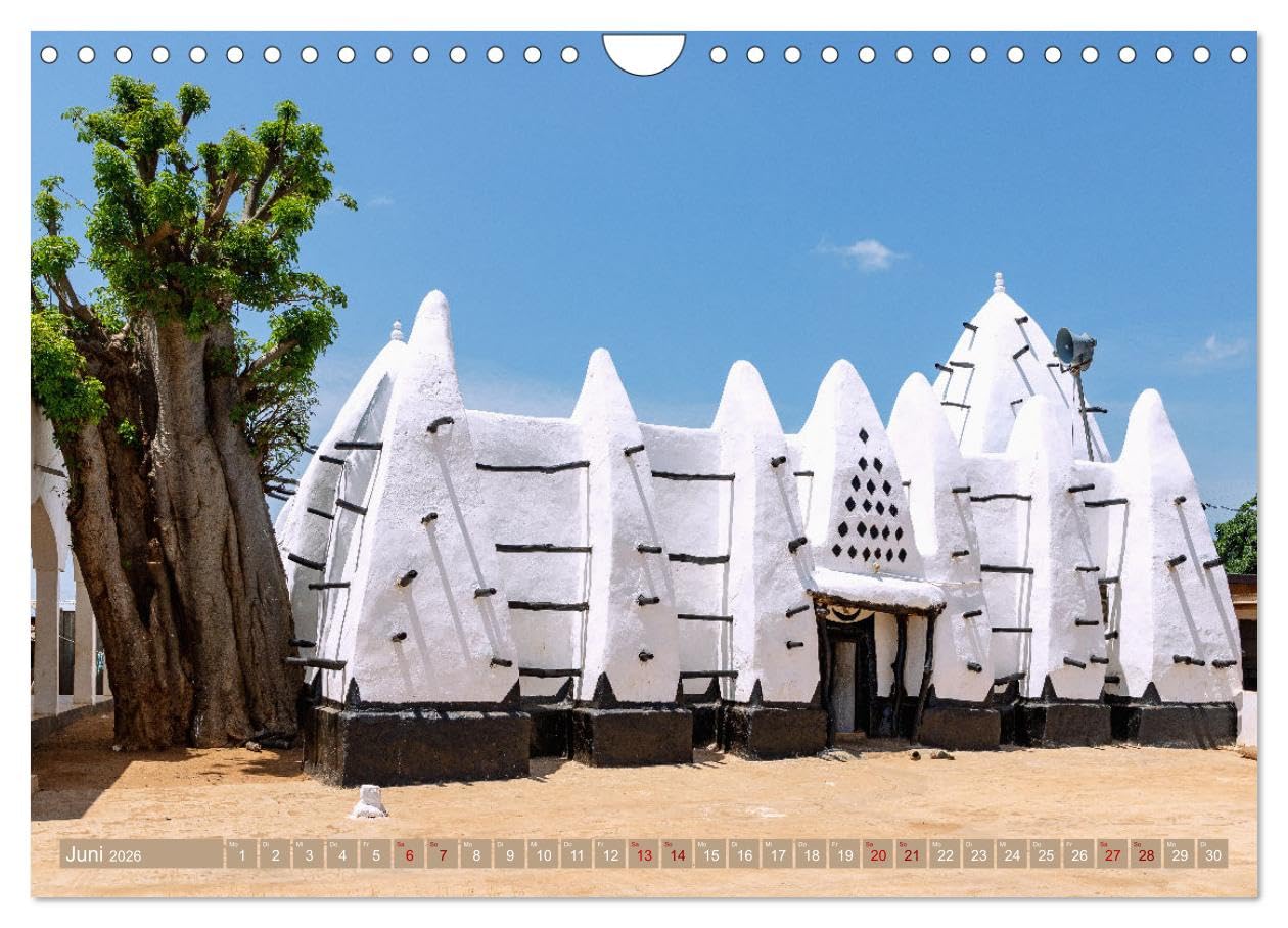 Ghana - Faszination Westafrika (Wandkalender 2026 DIN A4 quer), CALVENDO Monatskalender: Dieser Kalender ist eine Hommage an die Schönheit und Vielfalt Ghanas. (CALVENDO Orte)