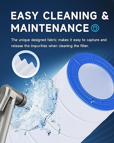 Miniatura 8 de AQUALTRA Filtro de piscina compatible con CC150, PAP150, CCRP150, PAP150-4, Ultral-C4, PP-C4, C-9415, R173216, FC-0687, 150 pies cuadrados, 31 18