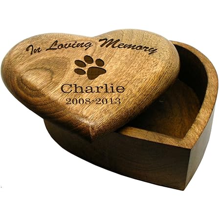 personalised dog ashes box