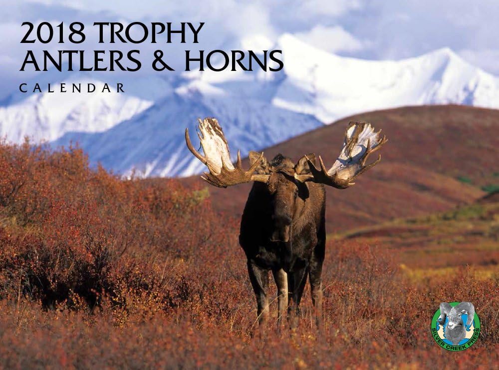 2018 Trophy Antlers & Horns Calendar