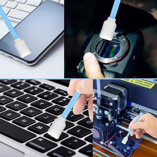 Miniatura 7 de SHIYETA 5.1" espuma limpieza hisopo para cámara formato solvente impresora de inyección de tinta Roland equipo óptico (50)