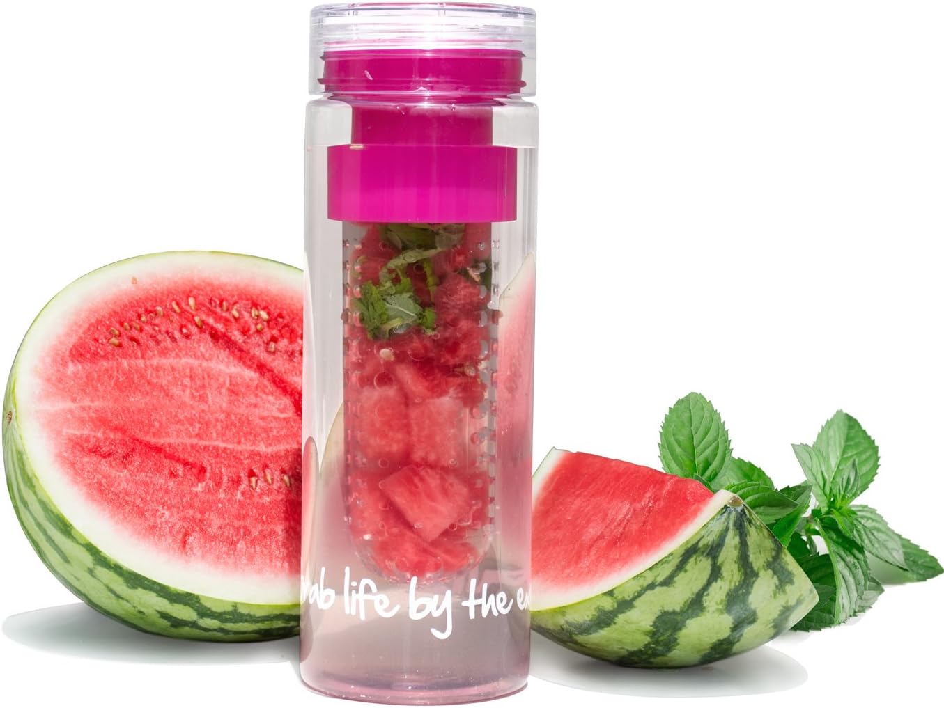 Infuser Water Bottle By FabFitFun - 28oz - Create Flavored Water with Fruits, Veggies, and other Natural Ingredients!