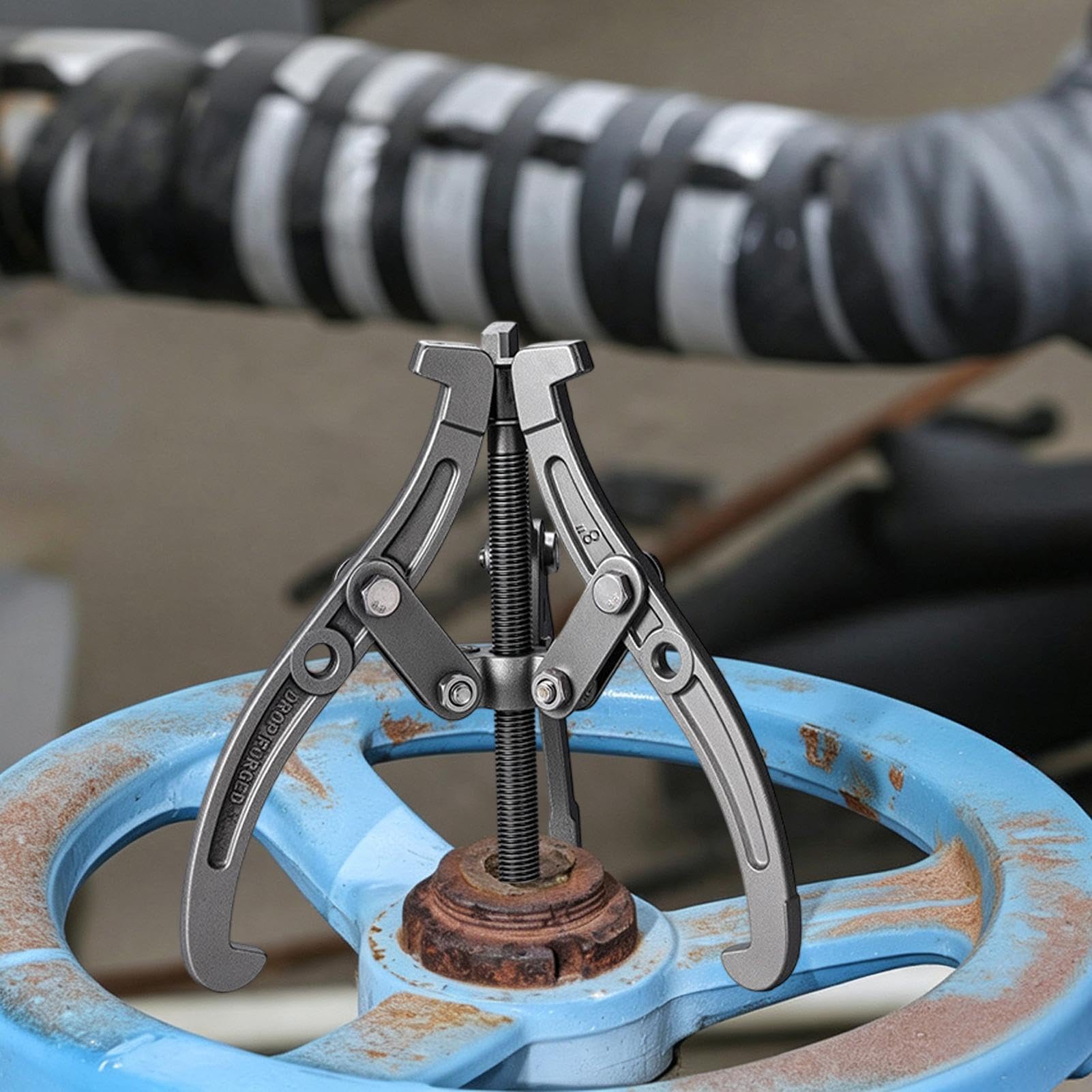 Extractor De Poleas Universal Antideslizante de Acero al Carbono con | Extractor Rodamientos Para Volantes, Poleas, Bujes, Motor Coche TV Y Maquinaria Agrícola