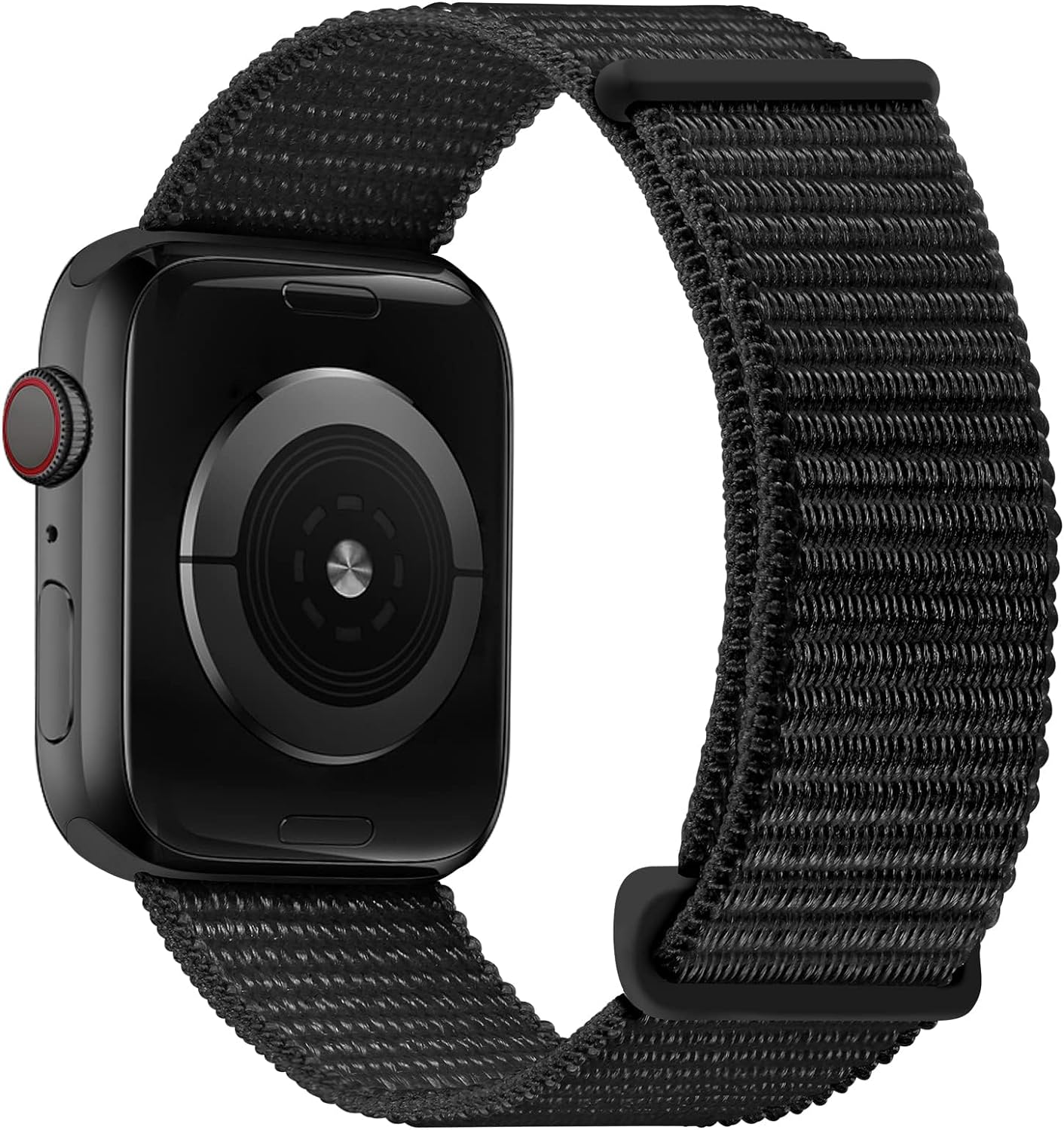 OXWALLEN Sport Loop Nylon Band Compatible with Apple Watch Series 10/9/8/7/6/5/4 SE Ultra 2/1 49mm 46mm 45mm 44mm, Adjustable Comfortable Braided Rugged Strap for iWatch Women Men, Black