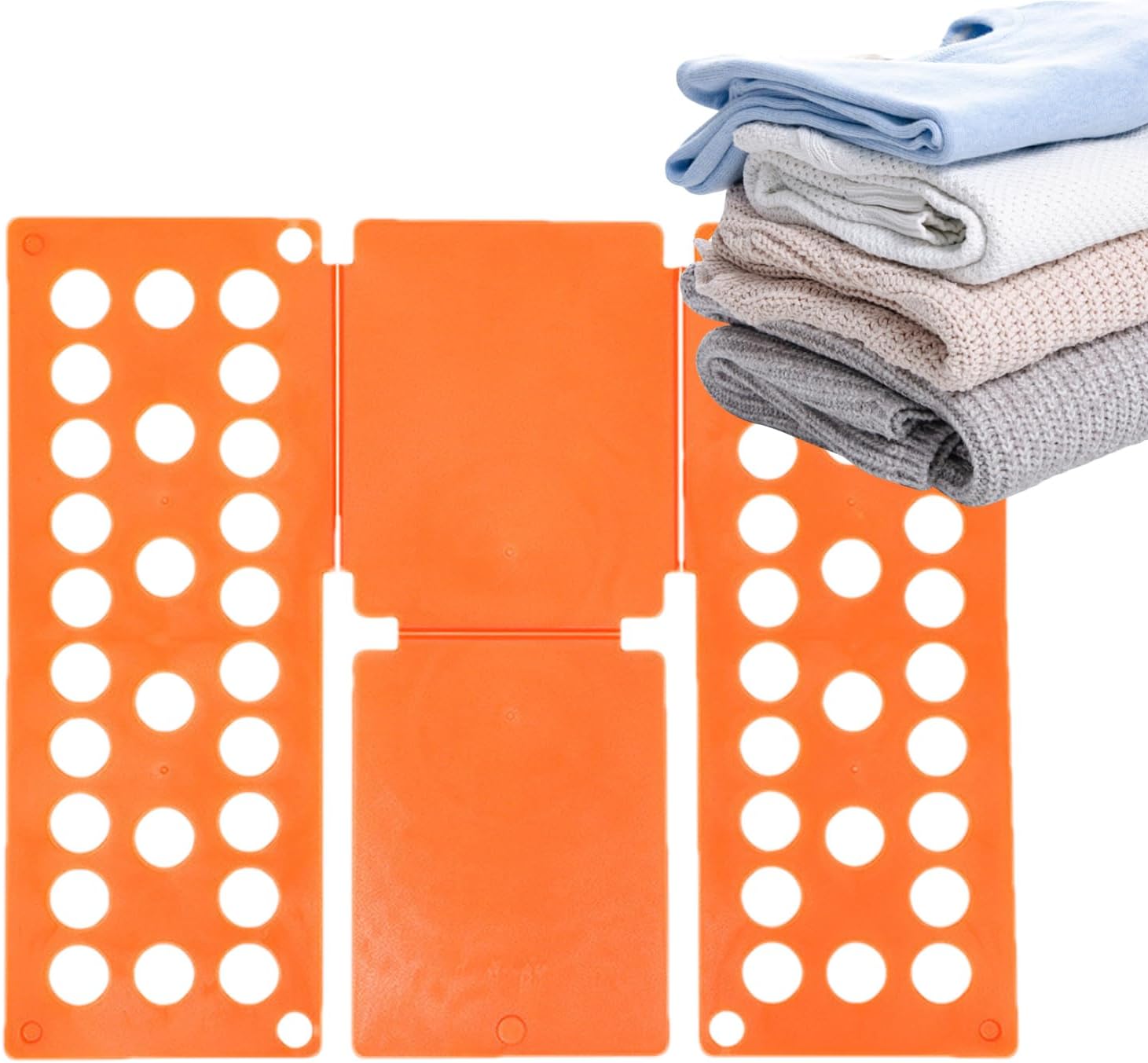 Tabla de carpeta de camisetas, tabla plegable de ropa P lastic, clasificador de forro para el hogar, organizador de lavandería, herramienta