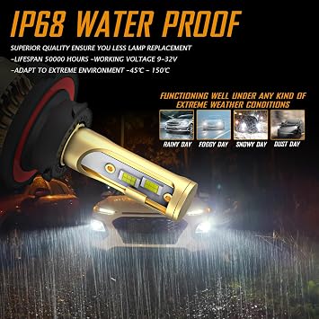 For Dodge Nitro 2007 2008 2009 LED Bulbs Combo,4pcs Super Bright White High Low Beam and Fog Lights LED Blubs Package.