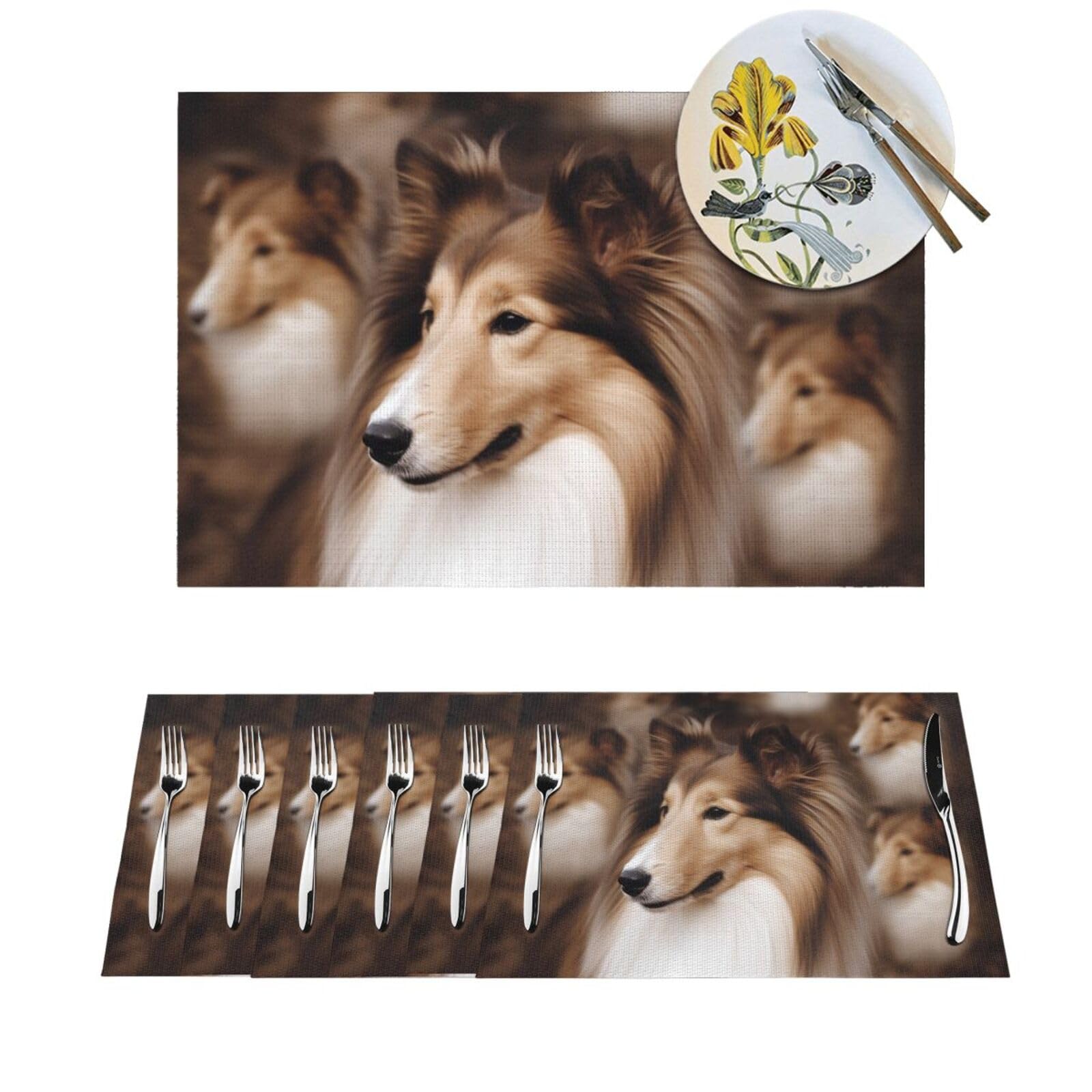 Sets de table tissés en PVC antidérapants et thermorésistants pour protéger votre table