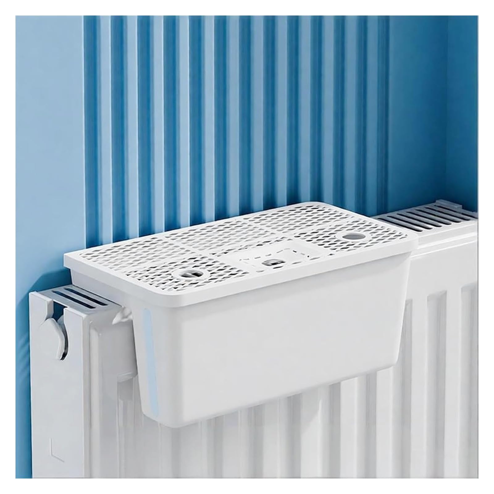 Serbatoio umidificatore per termosifone, grande capacità, design con asta retrattile per asciugare i vestiti per camere da letto, 39,9 cm