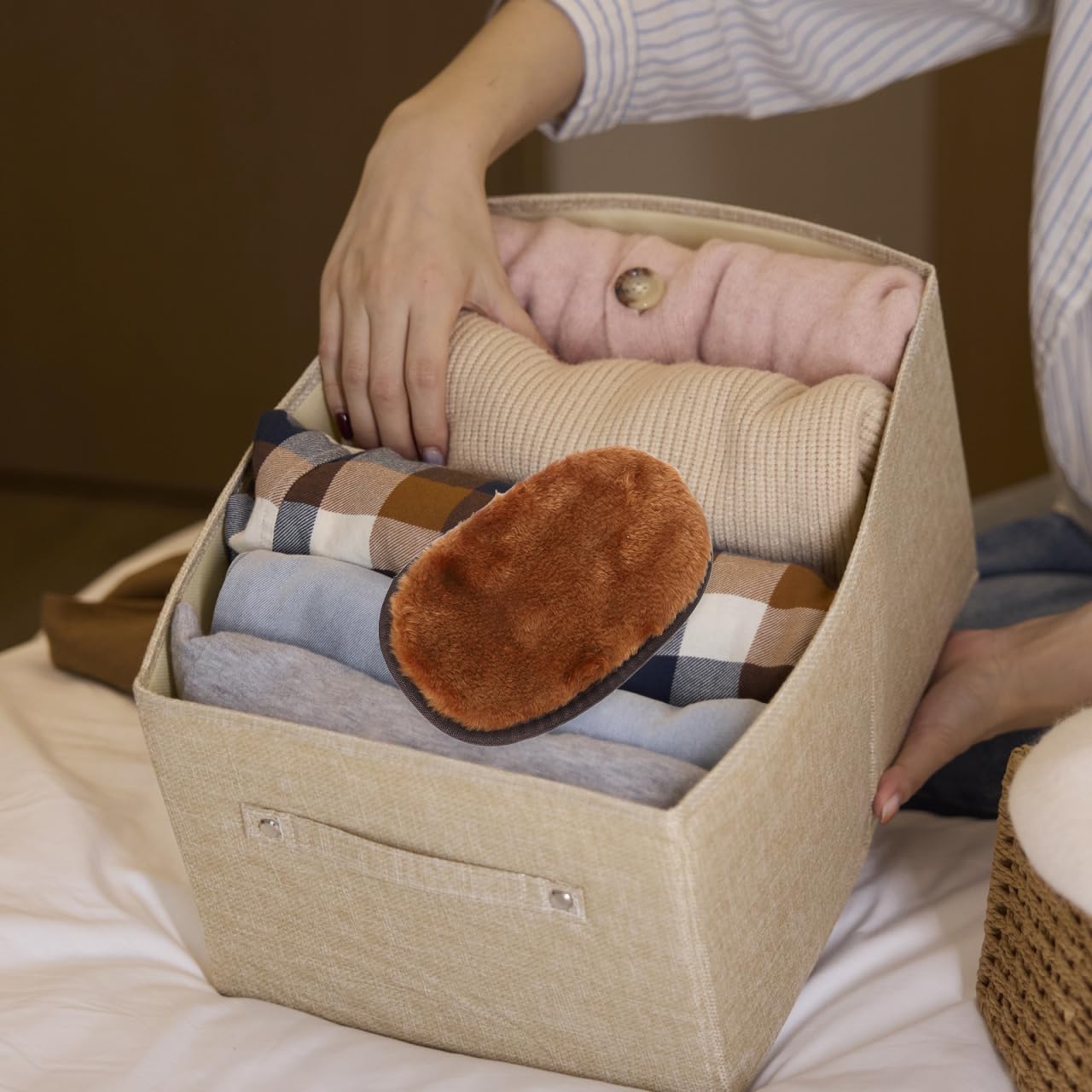 3 pièces de Polissage Épais pour Chaussures et Meubles Nettoyage Microfibre Imitation Laine de Soin Cuir Confortables et Efficaces