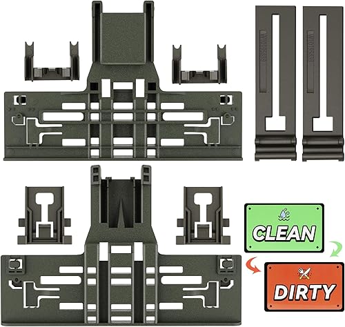 W10546503 WPW10546503 - Ajustador de rejilla superior para lavavajillas Kitchenaid W10418314 Rejilla superior para lavavajillas Kenmore Whirlpool