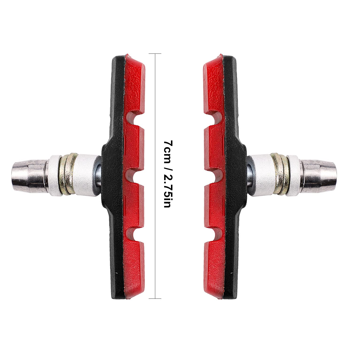 Pastiglie Freni V-brake 70mm - Set Da 8 Per Mountain Bike E Strada
