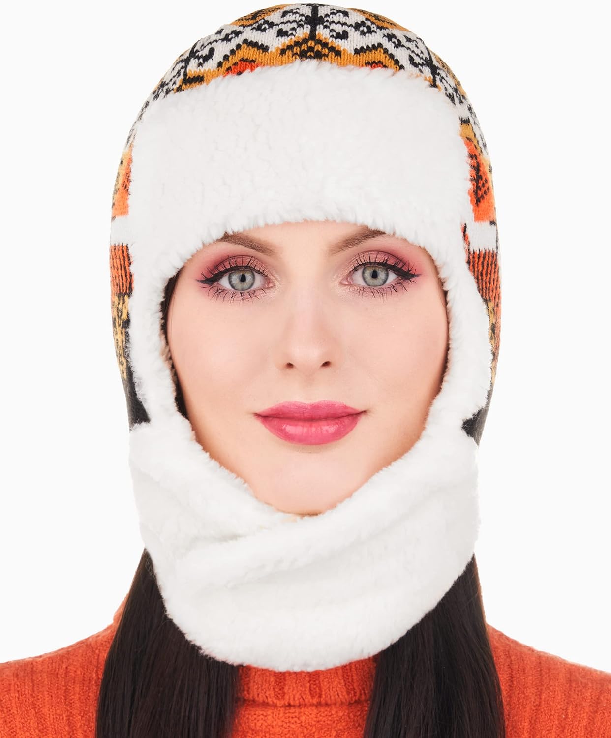 Winter Trapper Hat for Women - Fun Ushanka Hat with Ear Flaps - Image 4