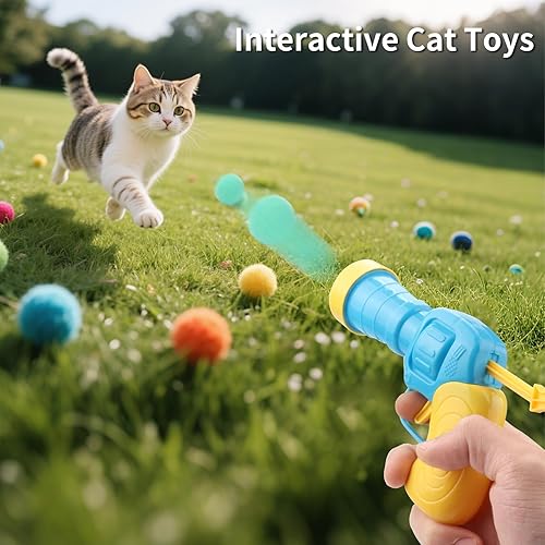 Miniatura 3 de 40 piezas de juguetes para gatos de interior, juguetes interactivos para gatos, incluyendo rascador de gatos, túnel, juguetes de plumas, juguete de