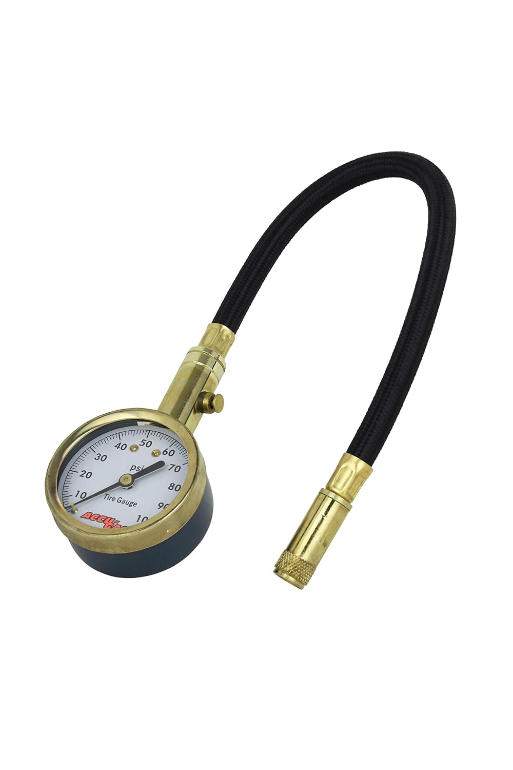 Accu-Gage H100X PSI Dial Tire Gauge, Standard Valve