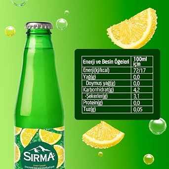 Sırma C Vitaminli Limon Aromalı Doğal Maden Suyu (24 x 200 ML)