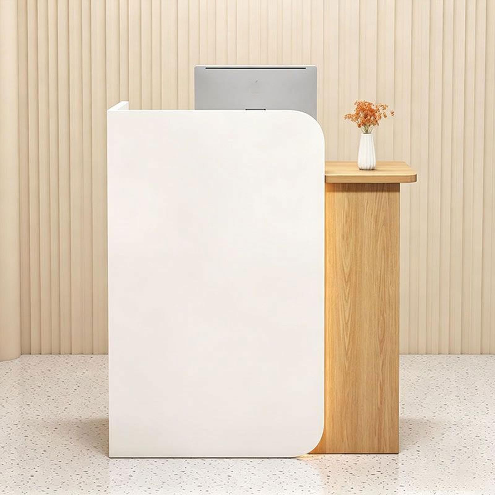 Comptoir Avec Compartiment De Rangement Ouvert Pour Salon, Hôtel, Bureau