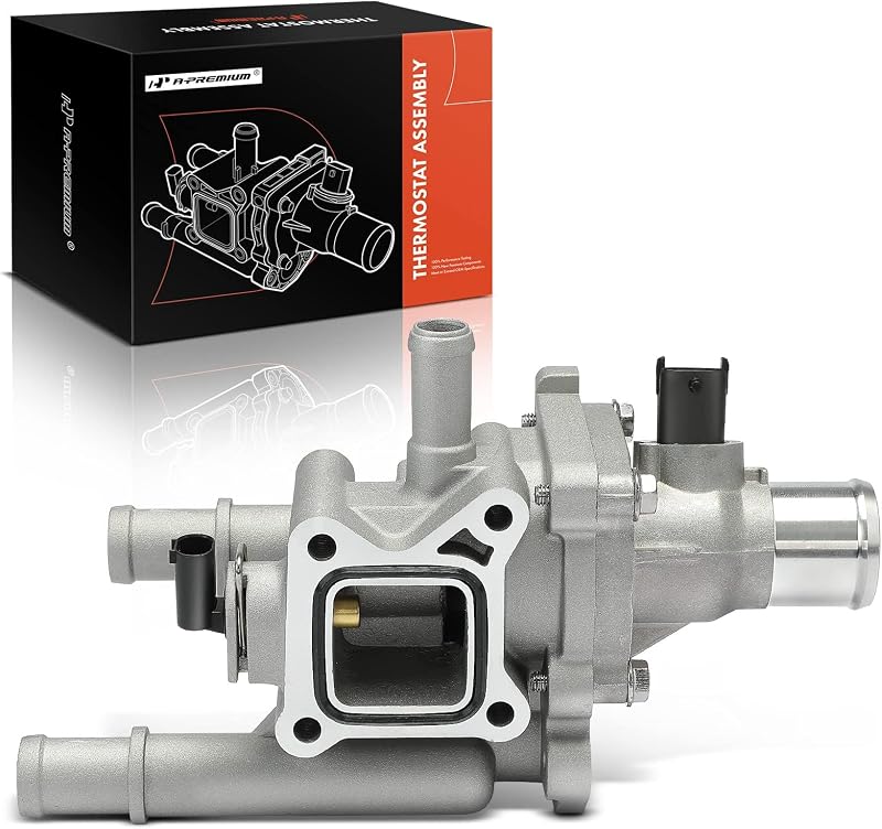 Carcaça da válvula termostática A-Premium em alumínio para Chevrolet Cruze, Sonic e Trax – Conjunto