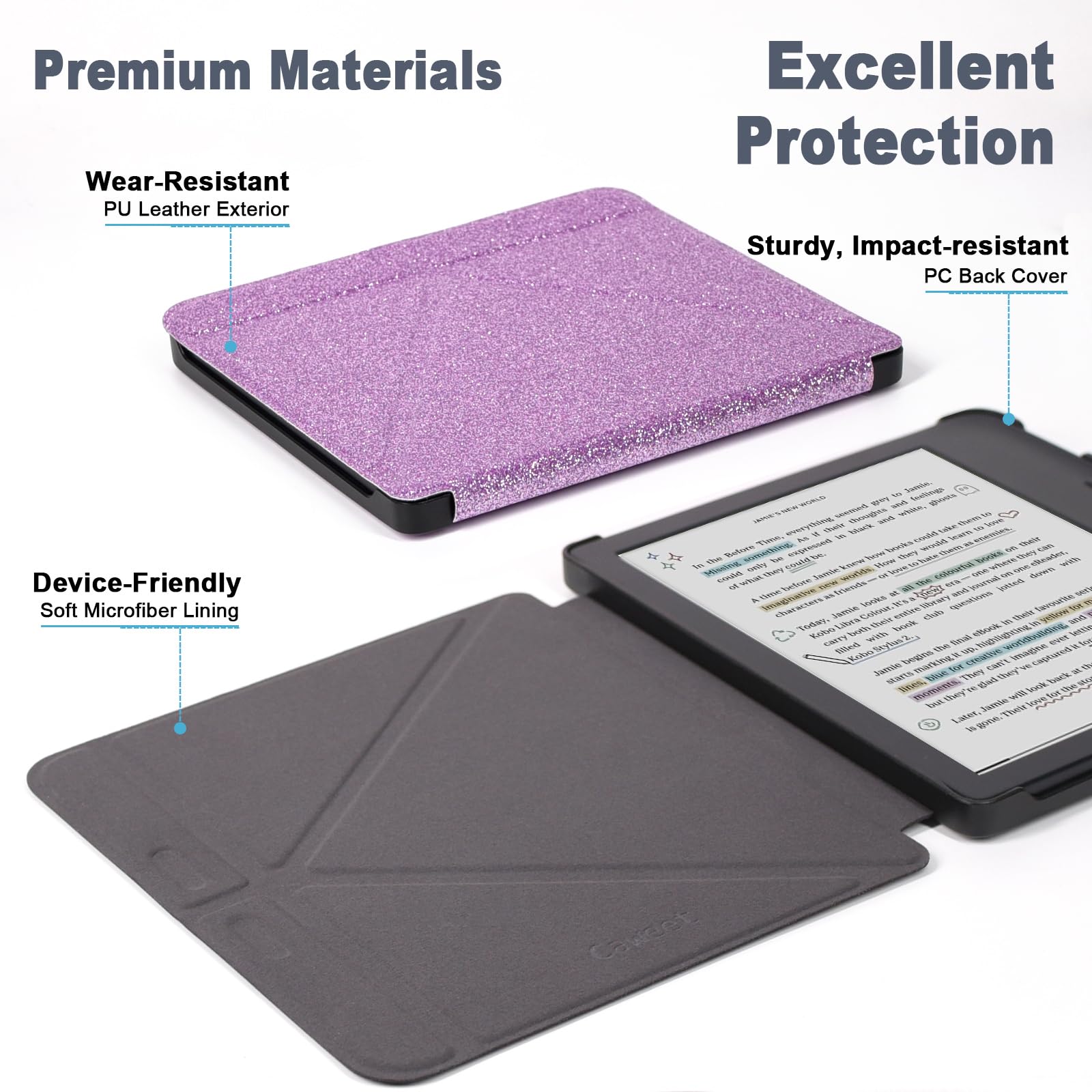 Amazon.com: Caweet Case for Kobo Libra Colour 7 Inch 2024 Release