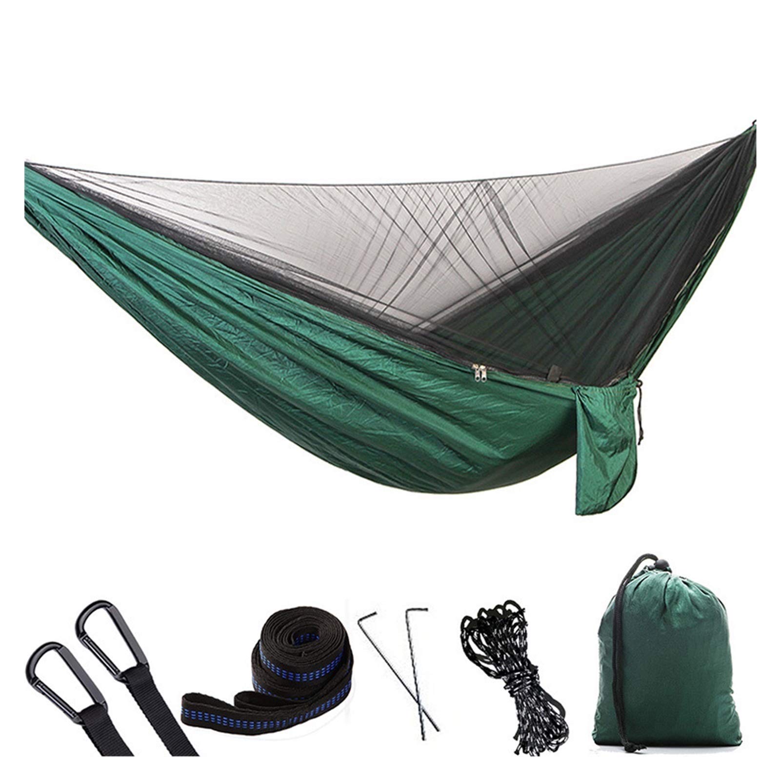 Tienda de Hamaca Cama Colgante automática al Aire Libre Soltero y Doble paracaídas Colgando Cama con Redes hamacas Colgantes 228