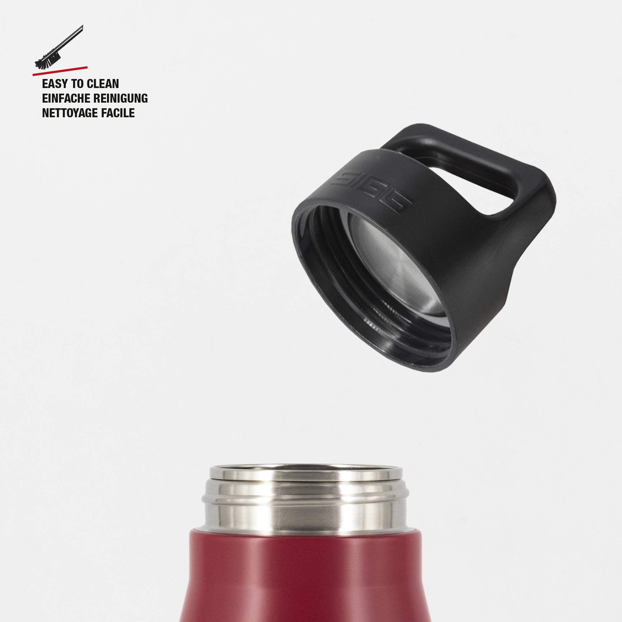 Sigg Explorer Gourde Inox (0,75 L), Gourde Étanche, Garantie sans Fuite et sans Produits Toxiques, Bouteille en Inox Robuste, Recyclable et sans Odeur