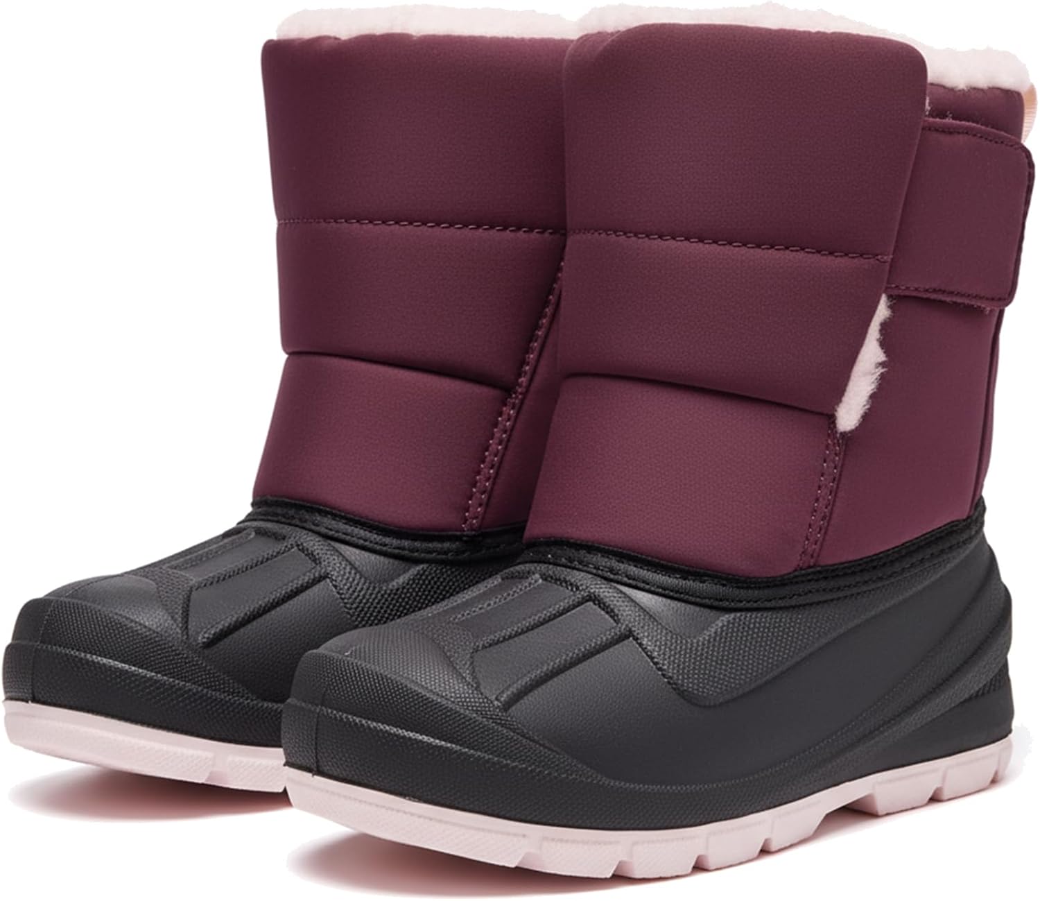 MORENDL Toddler Winter Snow Boots Waterproof Insulated Faux Fur Boys Girls Hiking Boots (Toddler/Little Kid)