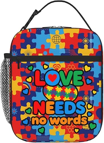 Miniatura 25 de Lonchera verde de los años 80 y 90 con aislamiento retro neón para mujeres y hombres, lonchera reutilizable a prueba de fugas con compartimento 80s