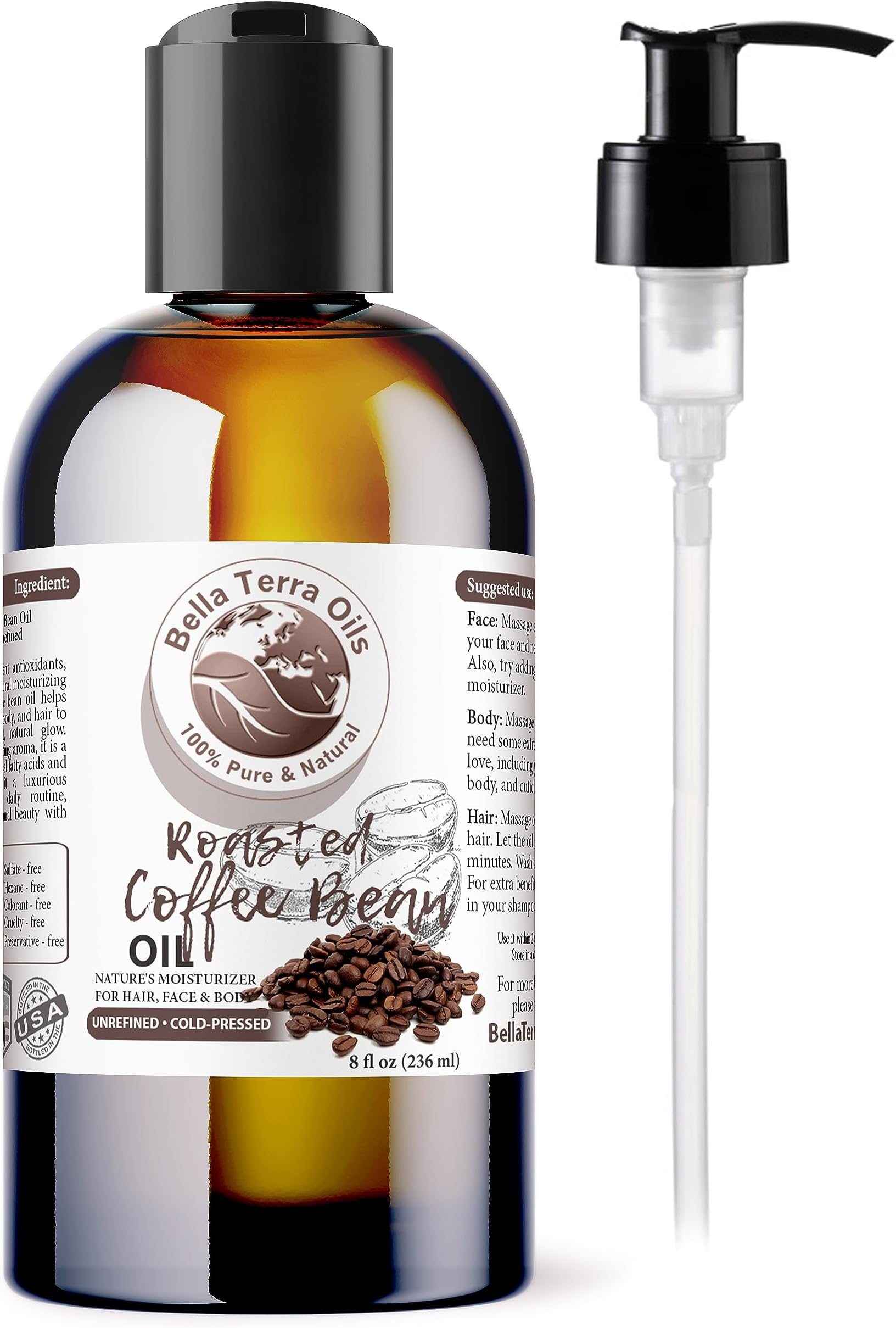 Leven Rose Coffee Bean Oil 100 Natural Coffee Oil for