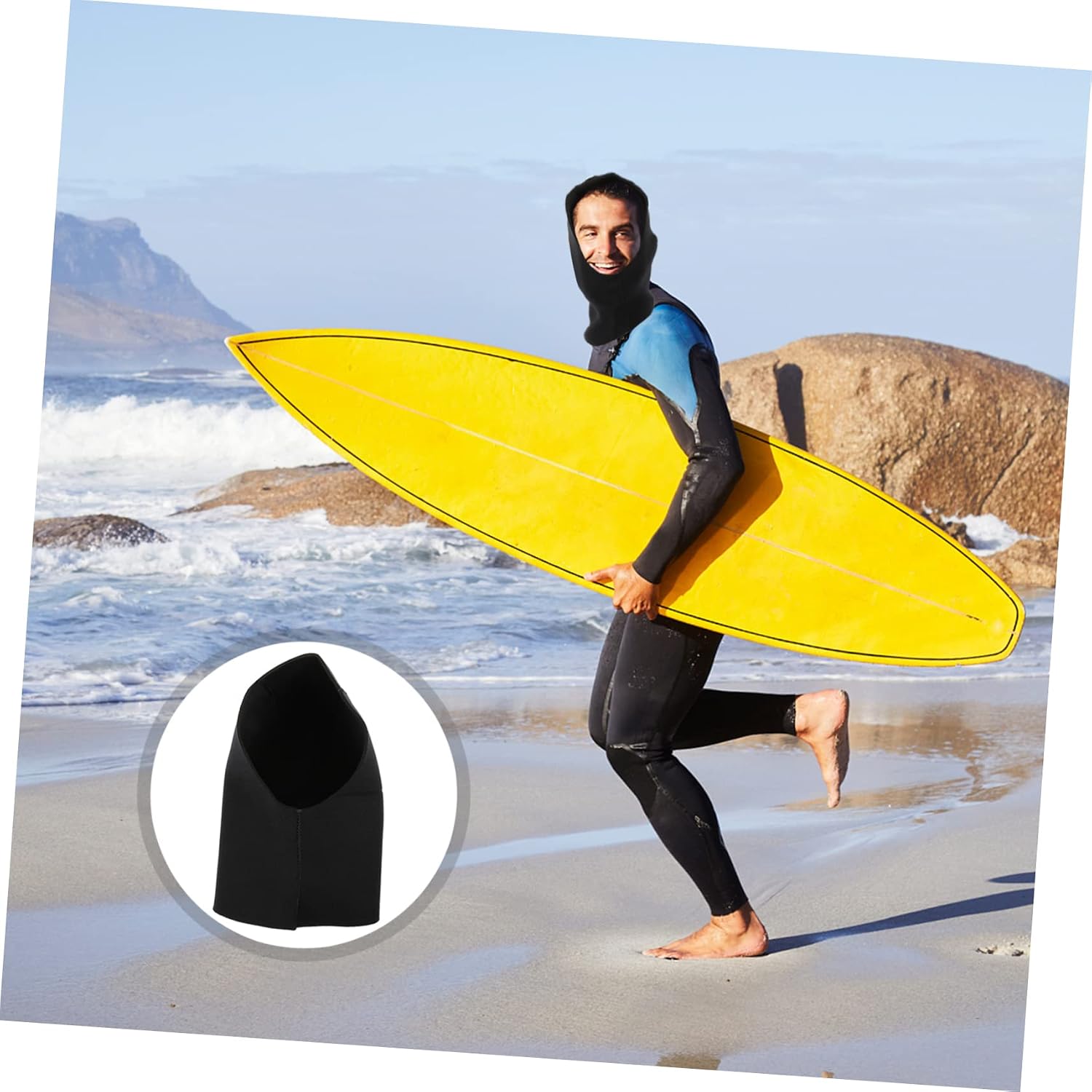 Mikikit Diving Hood Adults Snorkel Mask Hat Scuba Mask Diving Cap Adult Swim Cap for Cover Dive Men Snorkeling