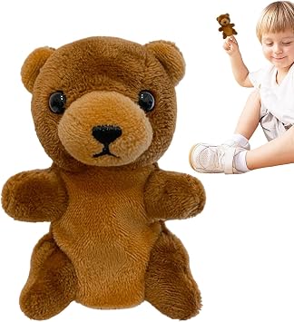 Animal Hand Puppet, Animal Doll, Vista Printed Squirrel Doll | Cute Plush Finger Puppet Squirrel Doll Toy Kids Show Playtime School