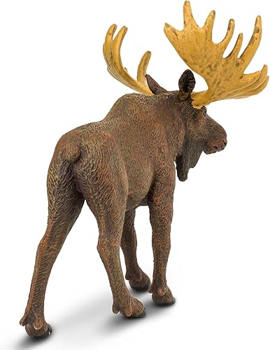 Miniatura 7 de Safari Ltd. Figura de alce – Figura de animal realista de 5 pulgadas – Juguete educativo para niños, niñas y niños a partir de 1 año