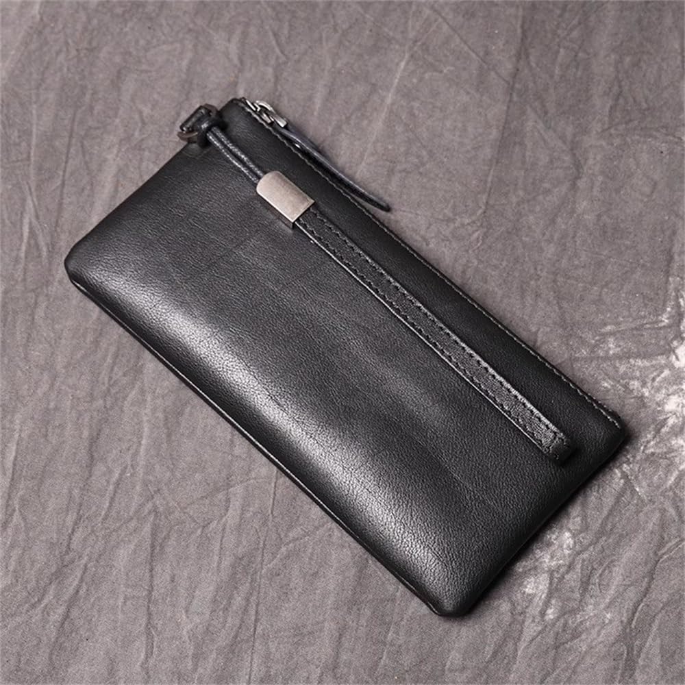 Mens Wallet Men's Leather Clutch Bag RFID Blocking