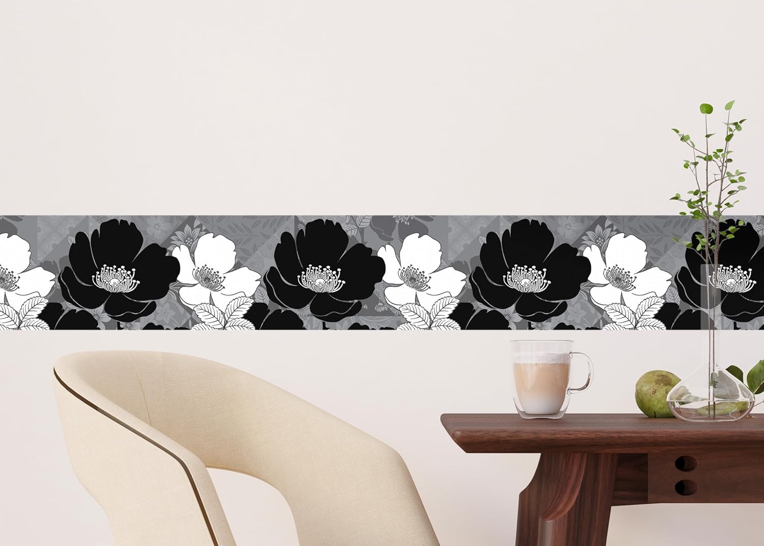 Border, PVC Film, Multicolor, 0.14 x 5 m /5,5 x 197 inches