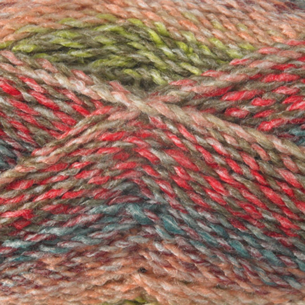 James C Brett Marble Chunky Yarn โ 200g Ball of Supersoft Acrylic Knitting & Crochet Wool โ Create Fast, Cosy Garments with a Beautiful Marbled Effect (Early Autumn)