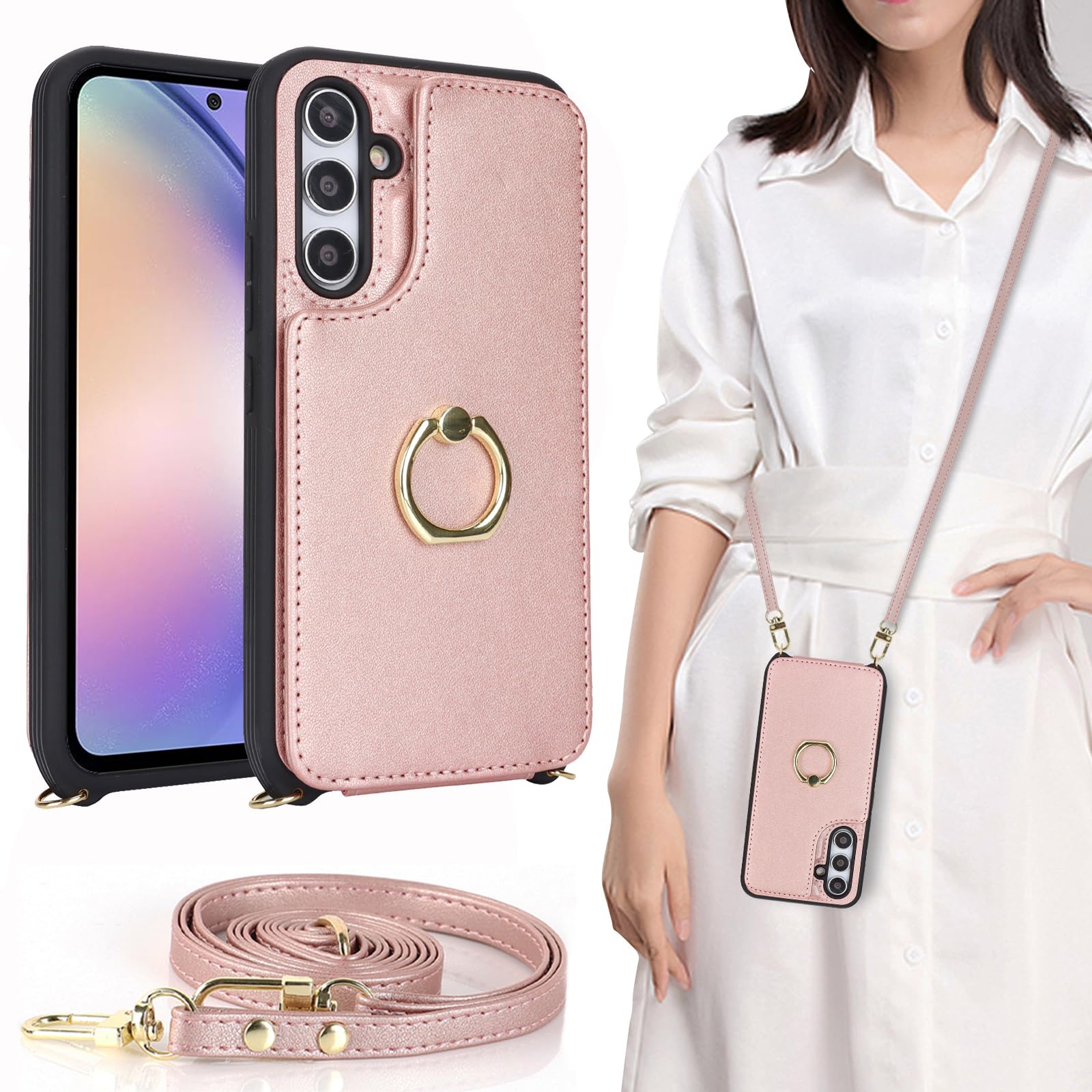 Amazon.co.jp: Galaxy A54 5G ケース ショルダー リング付き