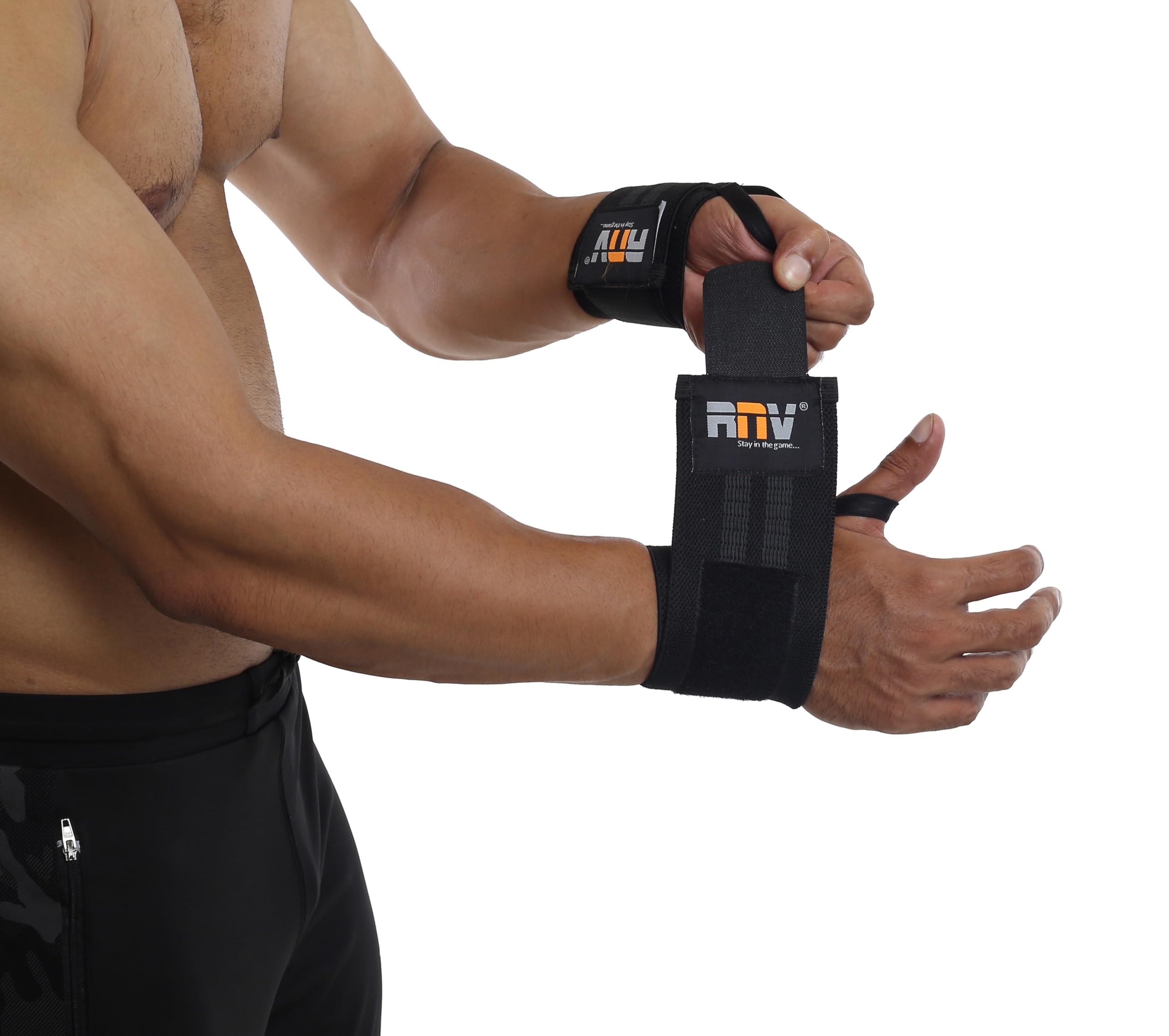 Wrap Wrist Support: RNV Gym Wrist Bands for All | Wrist Band for Men Gym | Gym Accessories for Men | Wrist Supporter for Gym | Hand Band for Men | Gym Wrist Band | Wristband for Men (B0D3QFJ85W) Amazon Price History, Amazon Price Tracker