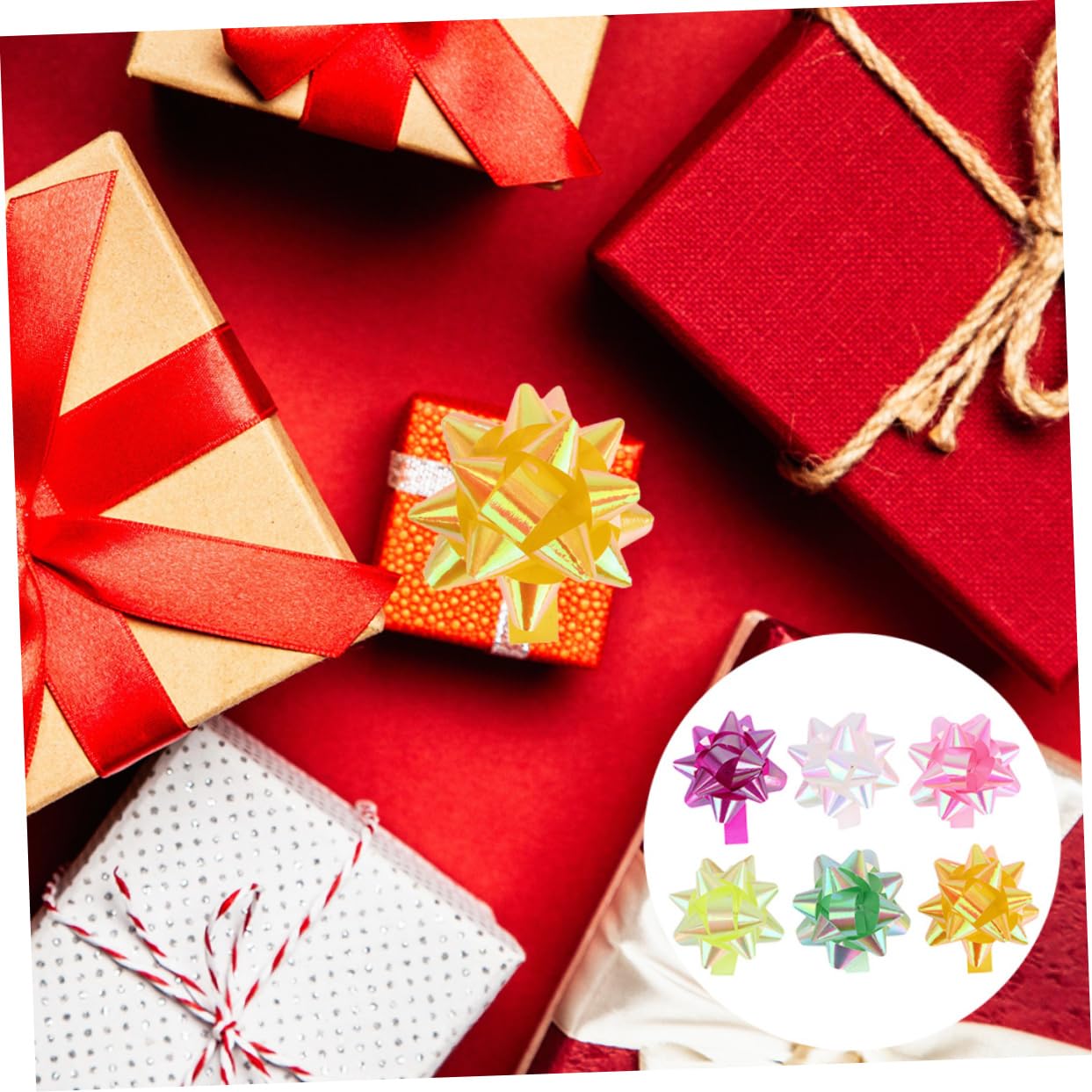 Mobestech 360piezas Cinta Decorativa De Mezclados Lazos De para Fiestas Bodas y Cumpleaños Material Seguro y Duradero para Decoraciones Creativas y Manualidades