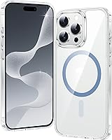 Vista 431 de FNTCASE Funda para iPhone 15 Plus: Fundas magnéticas transparentes para teléfono con protector de pantalla compatible con Magsafe Slim Anti