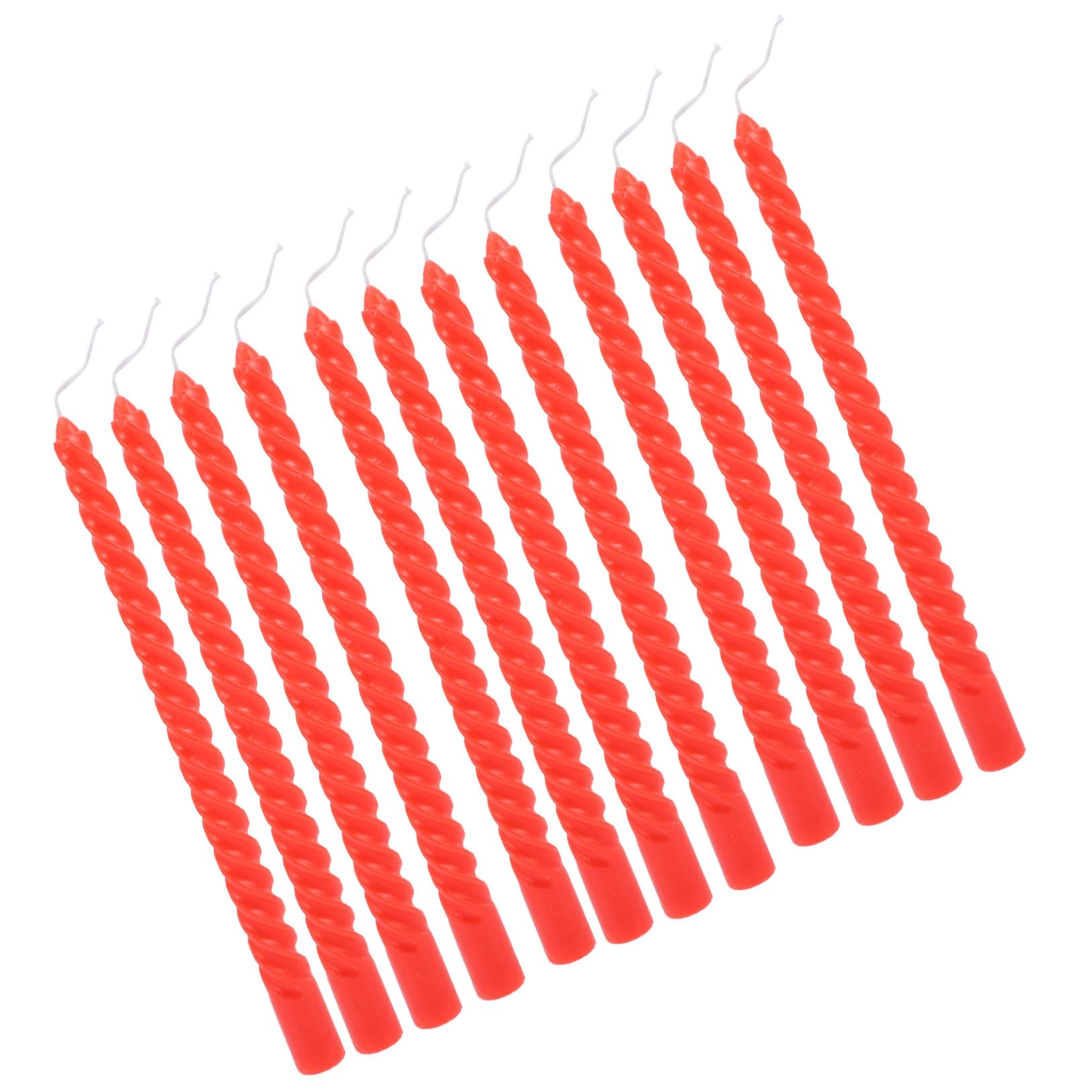 12stücke Rote Lange Kerze Aus Paraffin Klassische Kerzendekoration Hochzeitskerze Für Romantische Atmosphäre