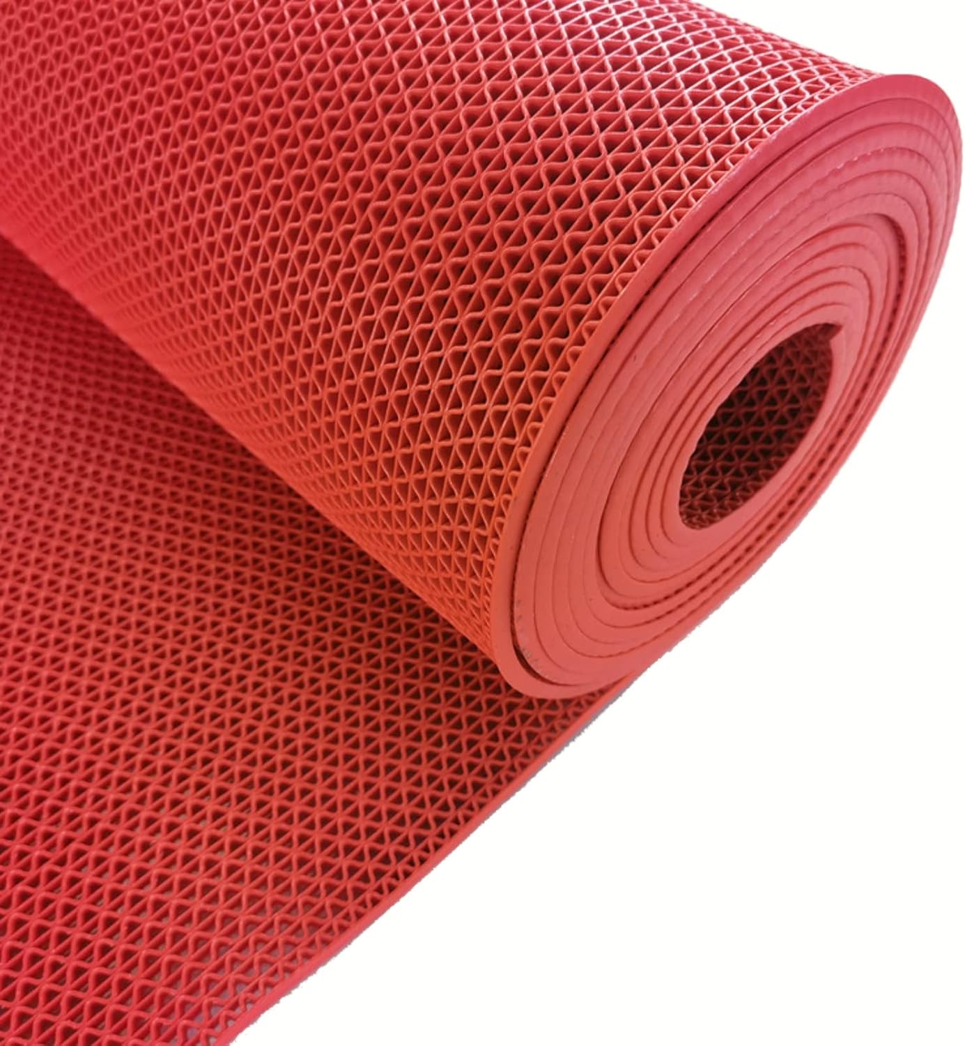 Garage Floor Matting, PVC Drainage Floor Mat 0.24 Inch Thick Multicolor Multiple Sizes(Green,3x1.2m)