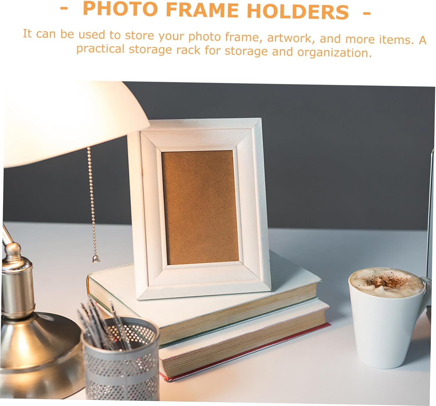 LIFKOME 10pcs Picture Frame Holders Aluminum Alloy Metal Brackets