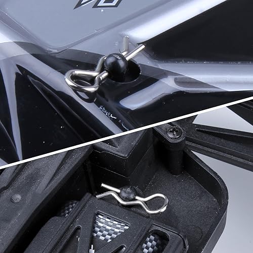 Miniatura 6 de Hobbypark Clips de carrocería de coche a control remoto, pasadores flexibles para 15th 18th escala Traxxas 110 camión Rally Buggy Baja Shell piezas