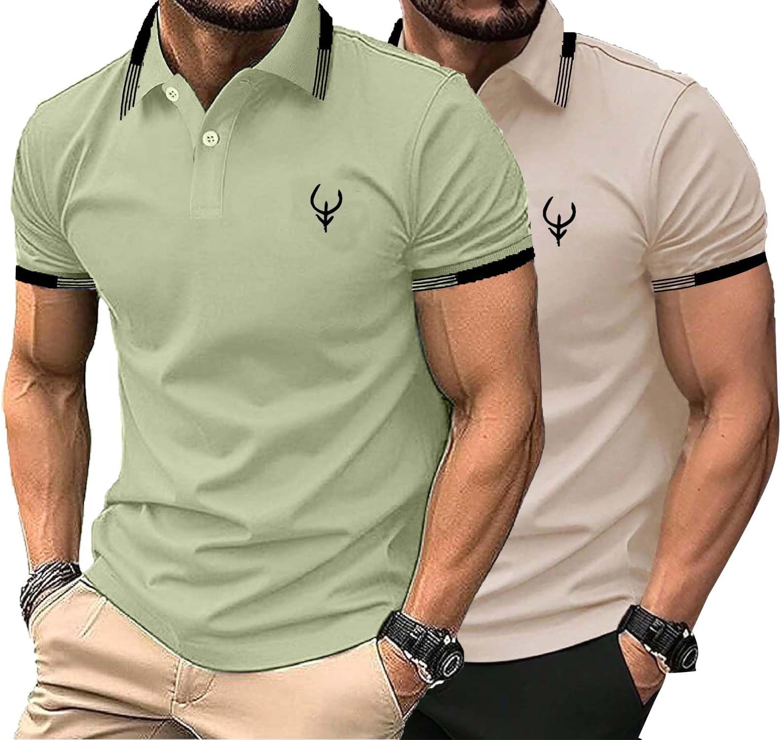 Lymio Polo T Shirt for Men || Men Casual T-Shirt || Available in Combo Packs (Polo 40 to 43)
