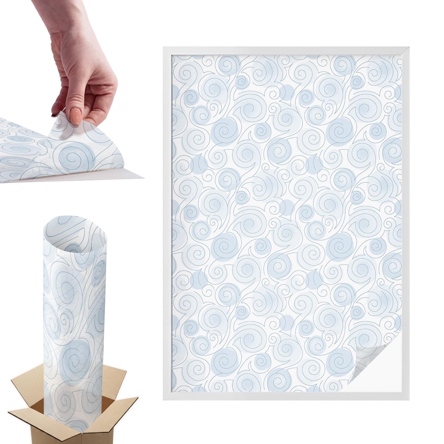 Film pour vitre anti-regard style vitrail haut de gamme pour fenêtres et bureaux