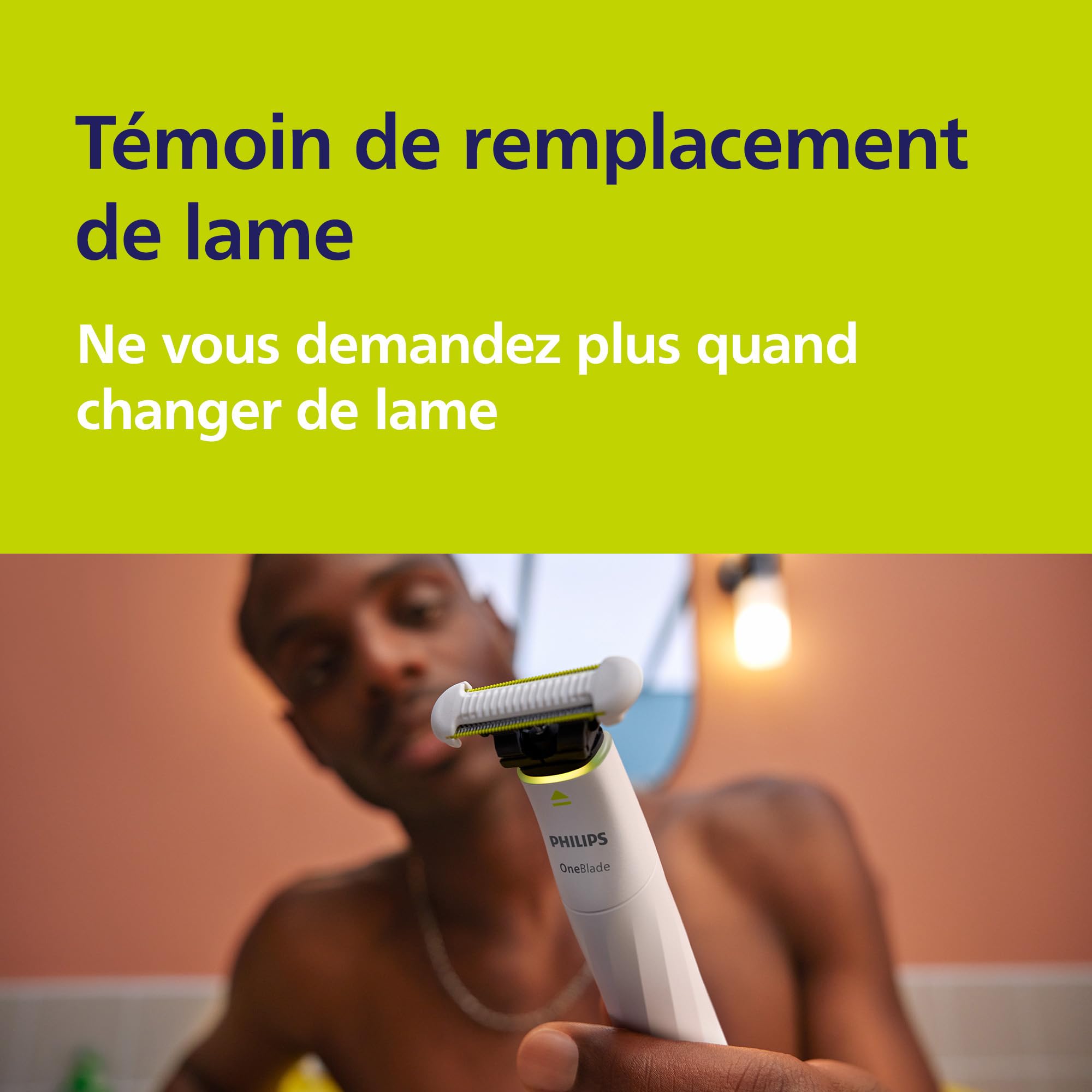 Philips OneBlade Intimate - Rasez et taillez avec une protection supplémentaire pour la peau, modèle QP1930/30