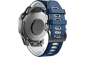 ANCOOL Fenix 5X Bands, Dark Blue with White Loop