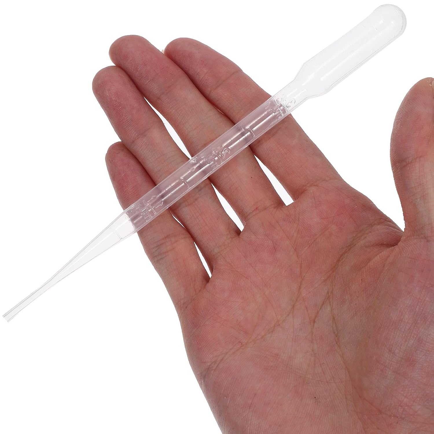 Disposable Plastic Pipettes and 100pcs 3ml with Calibrated Markings for Accurate Liquid Transfer, for Essential Oils, Watercolor Painting Lab Experiments
