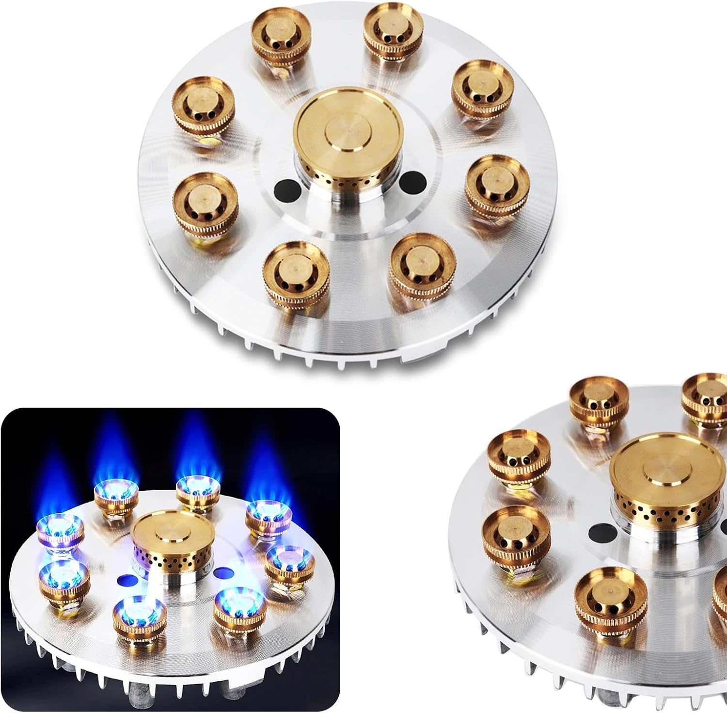 Nine Chamber Flame Distributor Stove Plate Fierce Stove Part For Home Kitchens Outdoor Culinary Adventures Nine Chamber Burners